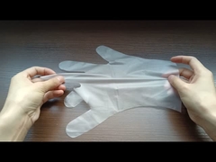 Transparente Finger Wegwerf-PVC-Handschuhe bequem sich berühren bequemer, um zu verwenden