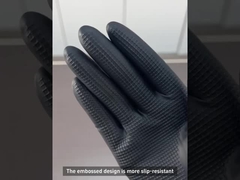 Antibeleg-Wegwerflatex-Handschuh-Lebensmittelverarbeitungs-Latex-Prüfungs-Handschuhe