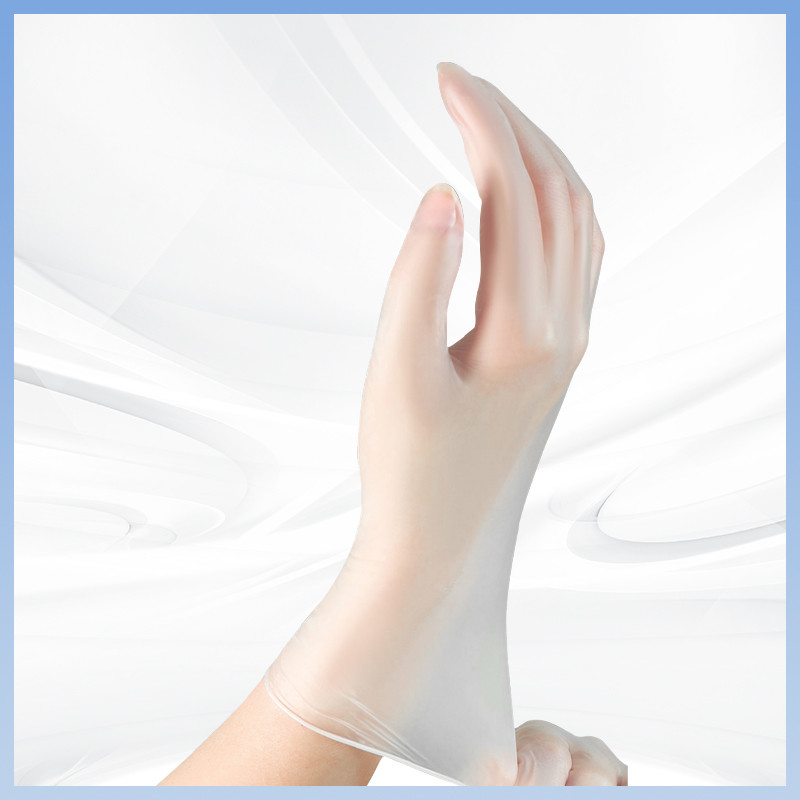 Transparente Finger Wegwerf-PVC-Handschuhe bequem sich berühren bequemer, um zu verwenden