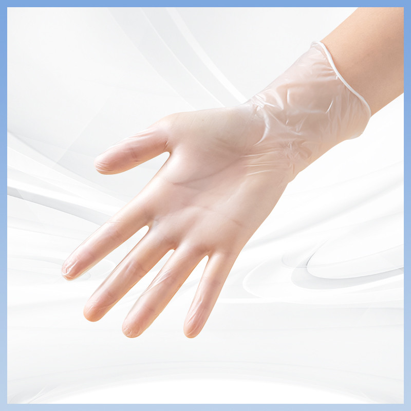 Transparente Finger Wegwerf-PVC-Handschuhe bequem sich berühren bequemer, um zu verwenden