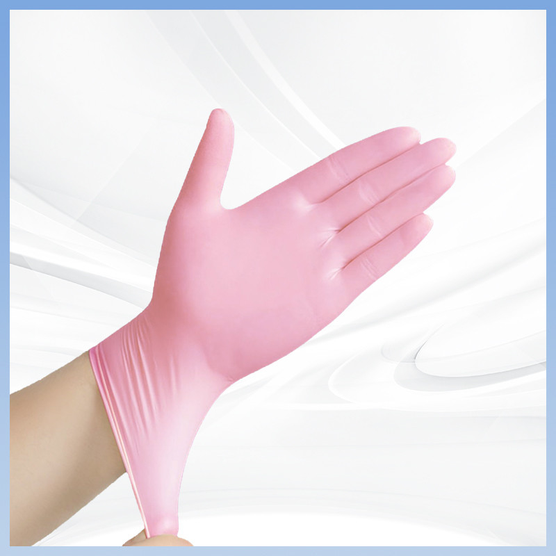 Umweltschutz Einweg-PVC-Handschuhe für bequeme und automobile rosa PVC-Handschuhe