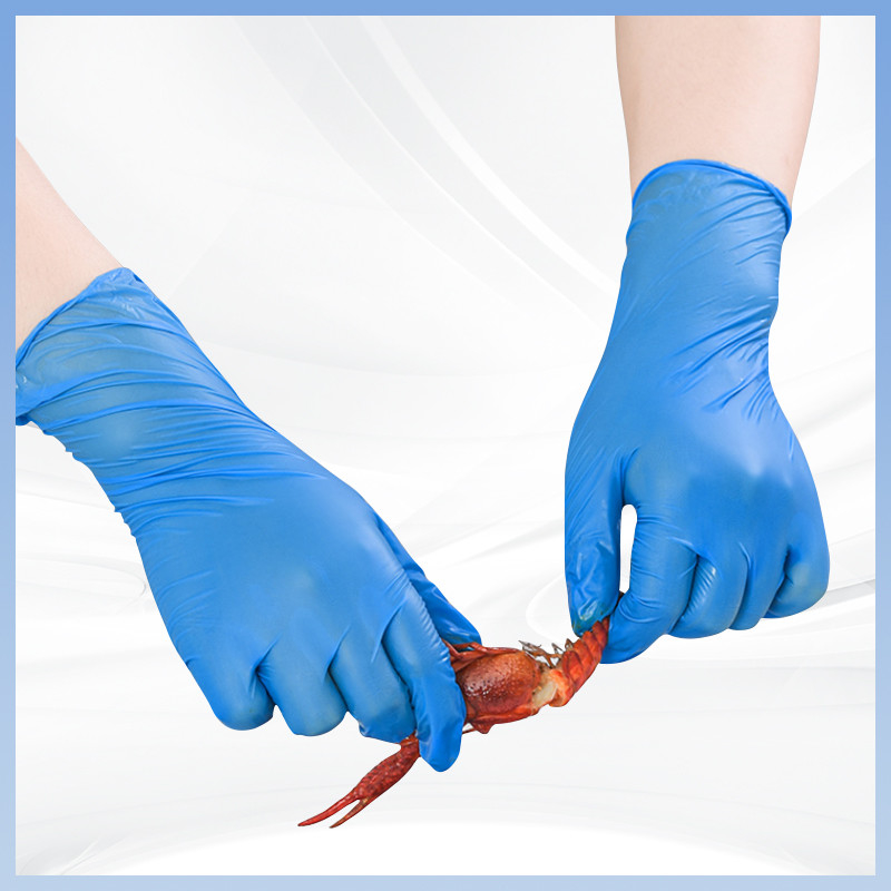 FDA Einweg-PVC-Handschuhe für sichere und hygienische Pools Blau