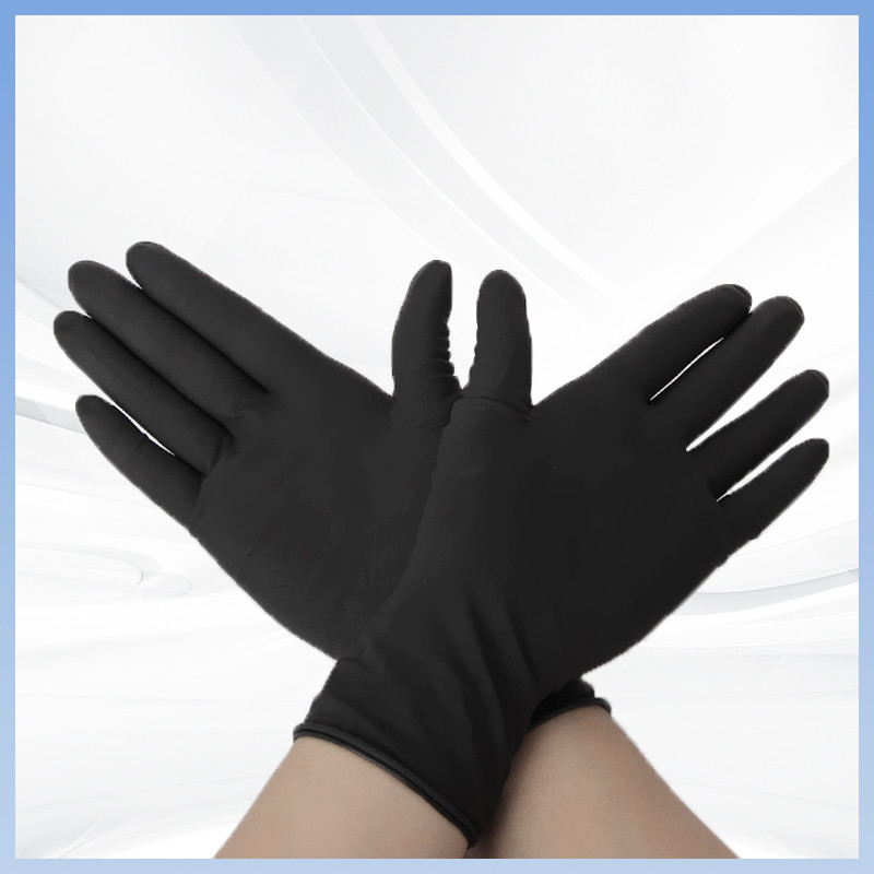 Anpassbares Logo Nichtmedizinische Pulverfreie Latexhandschuhe Einweg-Latexhandschuhe für Lebensmittel