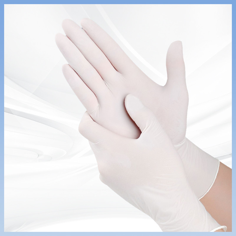 OEM-Handschuhe aus weißem Latex Flexibel und langlebig: Einweghandschuhe aus Latex für längere Nutzung und Schutz